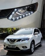 Car Lights For Nissan X-Trail Xtrail 20 14-20 16 LED Auto Headlight Assembly Upgrade High Configure Bicofal Lens Tears Eye Design Lamp - Image 4