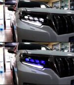 Car Styling Headlights For Land Cruiser Prado 20 18-20 20 LED 4 Lens Headlight High Low Beam Daytime Lights - Image 5