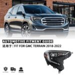 Car Headlights For GMC TERRAIN 20 17-20 22 Orignal Headlights Turn Signal Running Lights Dual Beam Projector - Image 3