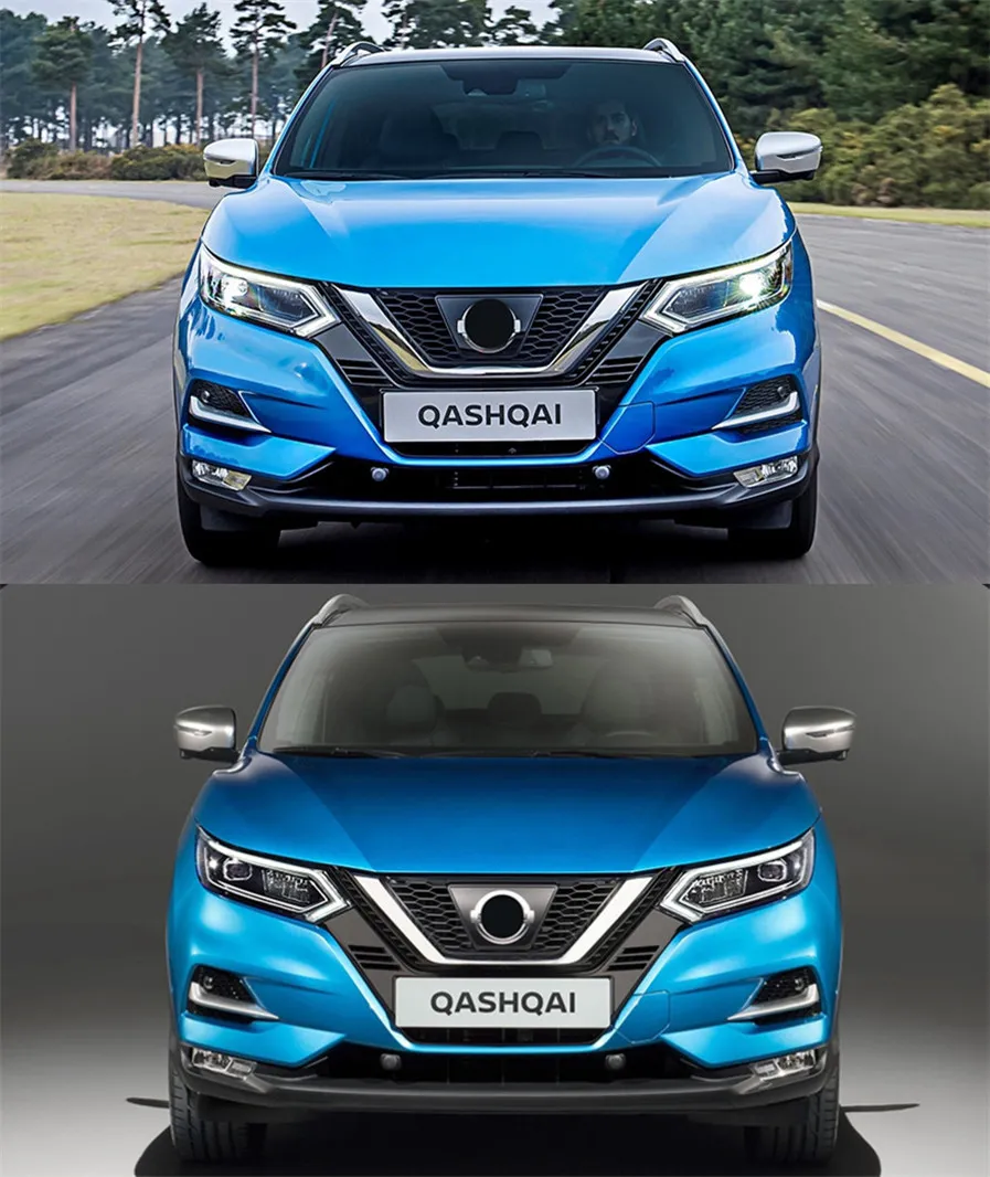 Car Styling Head Lamp for Dualis Headlights 20 19-20 20 New Qashqai LED Headlight DRL LED Projector Lens auto accessorie