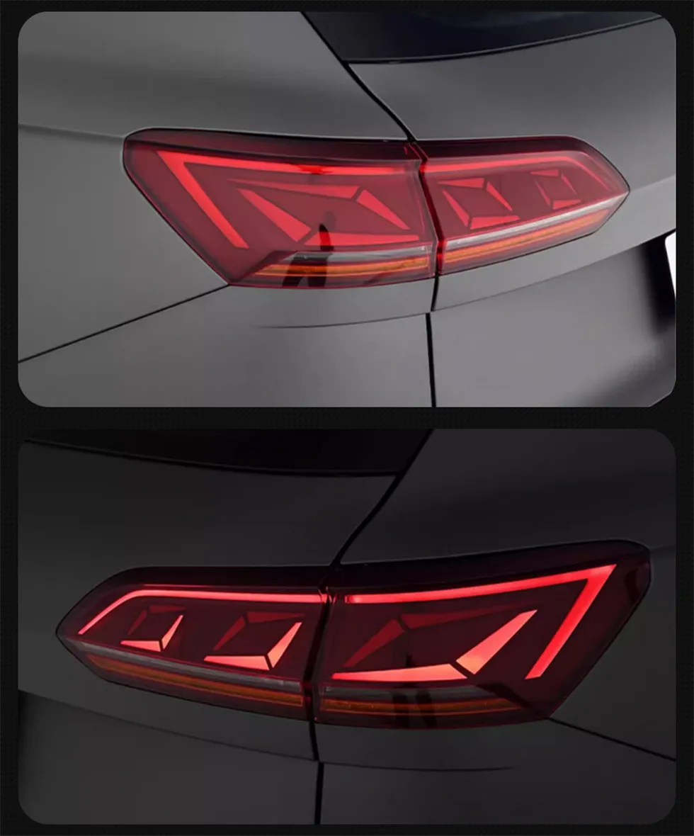 Car Tail Lights for VW Touareg 20 19-2023 LED Taillight Turn Signal Lamp Brake Light Rear Reverse Lights Assembly