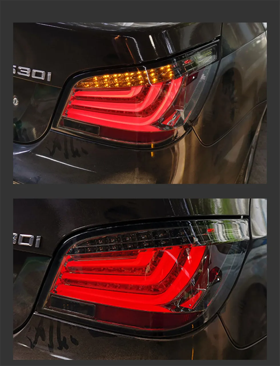 LED Rear Lights for BMW E60 LED Tail Light 2003-2009 523i 525i 530i Brake Stop Lamp Driving Dynamic Turn Signal Light