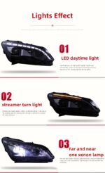 Car Lights For Peugeot 4008 Headlight Assembly 20 17-20 19 LED Streaming Turn Signal Daylight 5008 Xenon Headlight - Image 5