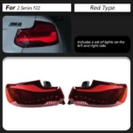 Taillight For 2-Series F22 F23 F87 M2 GTS OLED Style Tail LightsF44 F45 F46 LED Turn Signal Animation Parking Lights - Image 8