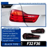 Taillight For BMW 4 Series F32 20 13-20 19 F36 F82 M4 Upgrade Laser style Turn Signal DRL Brake reversing light - Image 6