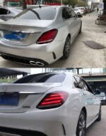 Car Tail Lights For Mercedes Benz C Class W205 C180 C200 C260 C63 2015-2021 Upgrade LED Dynamic Turn Signal Brake Taillights - Image 4