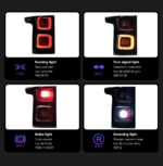 Car Taillight Modified For Range Rover Vouge Tail light 2013-20 17 New Styling LED Running Lights Turn Signal Brake Taillights - Image 4