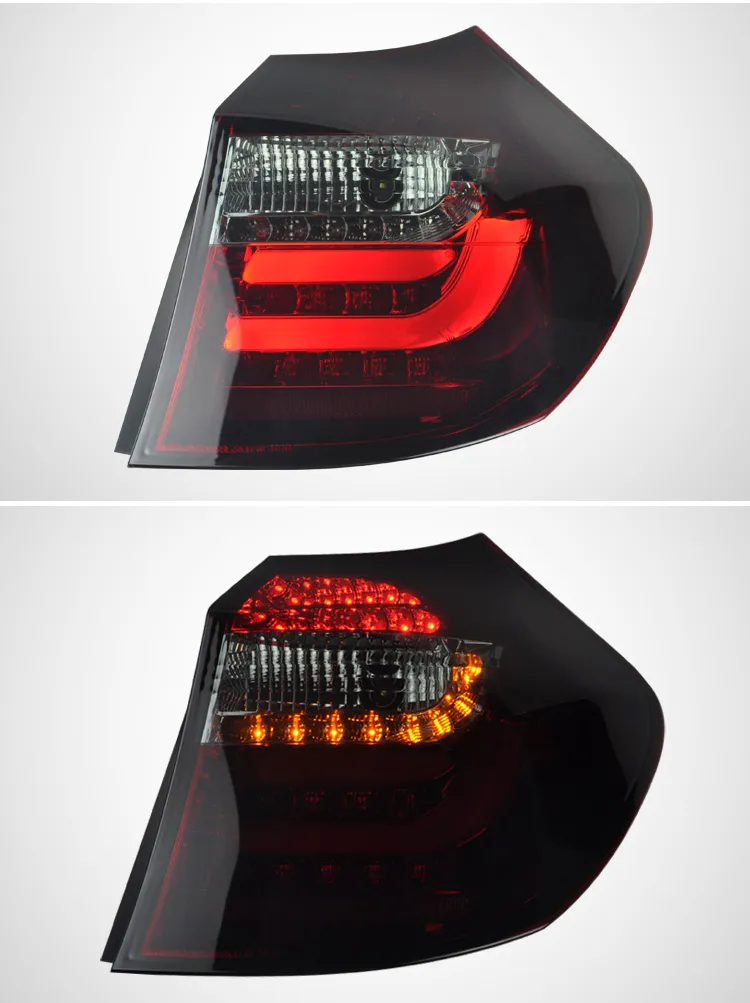 Car Tail Lights for BMW E87 Taillight 2003-2010 E81 120i 130i LED Tail Lamp DRL Signal Brake Reverse Lights