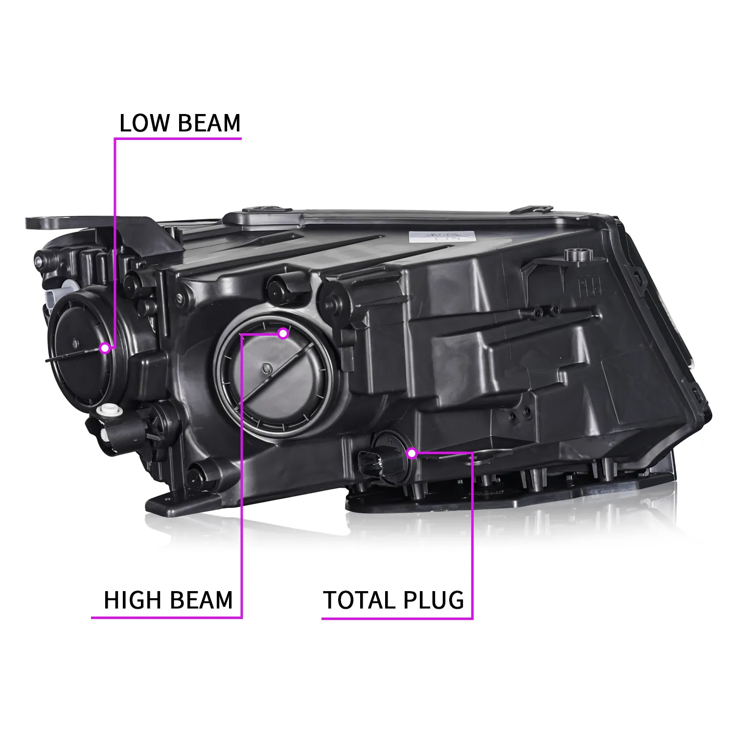 Origin Headlights For Cars for Jeep Compass 20 17-2021 Front Lamp High Low Beam Highlight Turn Signal Running Headlight