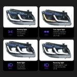 Car Headlight For BMW X1 E84 2011-20 15 Upgrade Bifocal Lens Headlights Assembly Competition Style Exterior Accessories - Image 5