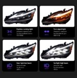 Full LED Headlights for Lexus CT200 Headlight 2013-20 17 CT Signal Head Light High Low Beam Daytime Running Lights - Image 3
