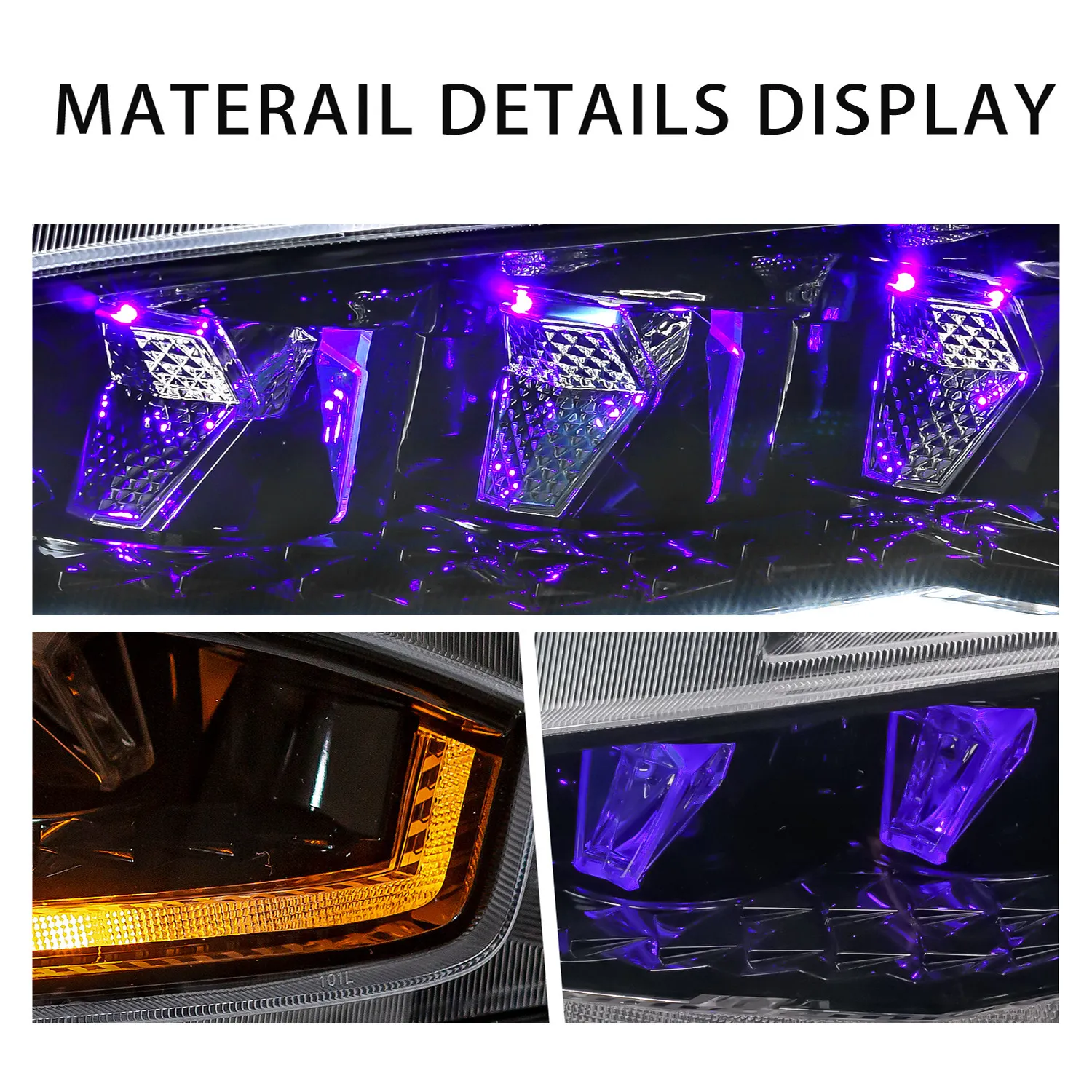 Headlight Assembly For HONDA CIVIC 10th 20 16-20 21 LED Running Lights Upgrade Dual Lens Star Diamond Style Headlights
