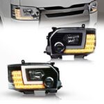 Car Tuning Front Headlights For Toyota Hiace 2005-20 18 Headlight LED Running Lights Bi-Xenon Beam Fog Lights - Image 3
