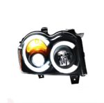 Car Headlights for Grand Cherokee LED Headlight 2005-2008 V2 Projector Head Lights High Beam Angel Eye Turn Signal - Image 3