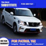 Car Headlights For Nissan Patrol Y62 2013-20 16 LED DRL Front Dynamic Turn Signal Lamp LED Lens Auto Assembly - Image 5