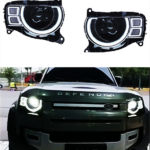 LED Headlight for Land Rover Defender 90 111 20 20-2023 High Beam LED Front DRL Turn Signal Lights Assembly