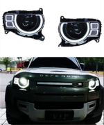 LED Headlight for Land Rover Defender 90 111 20 20-2023 High Beam LED Front DRL Turn Signal Lights Assembly