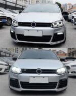 Car Head Lights Parts For VW Polo 20 11-20 18 LED Front Headlight Replacement DRL Daytime light Projector Facelift - Image 4