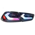 Auto Rear Stop Taillights For Mitsubishi Lancer EX EVO 2008-20 21 LED Taillight Assembly RGB Style Signal Lights Reverse Brake - Image 2