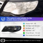 Car LED Headlight For VW Touareg 2007-2010 Touareg LED DRL Hid Option Head Lamp Angel Eye Bi Xenon - Image 5