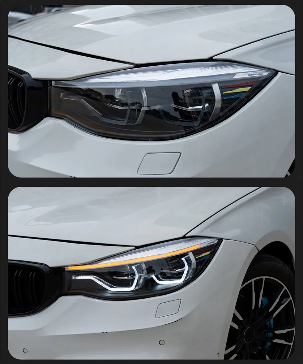 Car Styling for BMW F34 3 Series GT 3GT 20 13-20 20 With Xenon Lights LED Daytime Running Lights Fog Front Lights