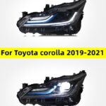 Car Headlight LED Lights For Toyota Corolla 20 19-20 21 Signal Light Upgrade DRL Daytime Headlights Assembly