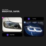Headlight Assembly for BMW E90 Headlights 2005-2012 320i 318i 323i 3 Series DRL Signal Auto Headlights - Image 2
