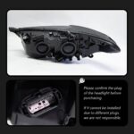 Headlight for Ford Fusion headlights 20 13-20 16 Mondeo Upgrade BMW Style LED Headlights Dynamic Signal Animation Lights - Image 4