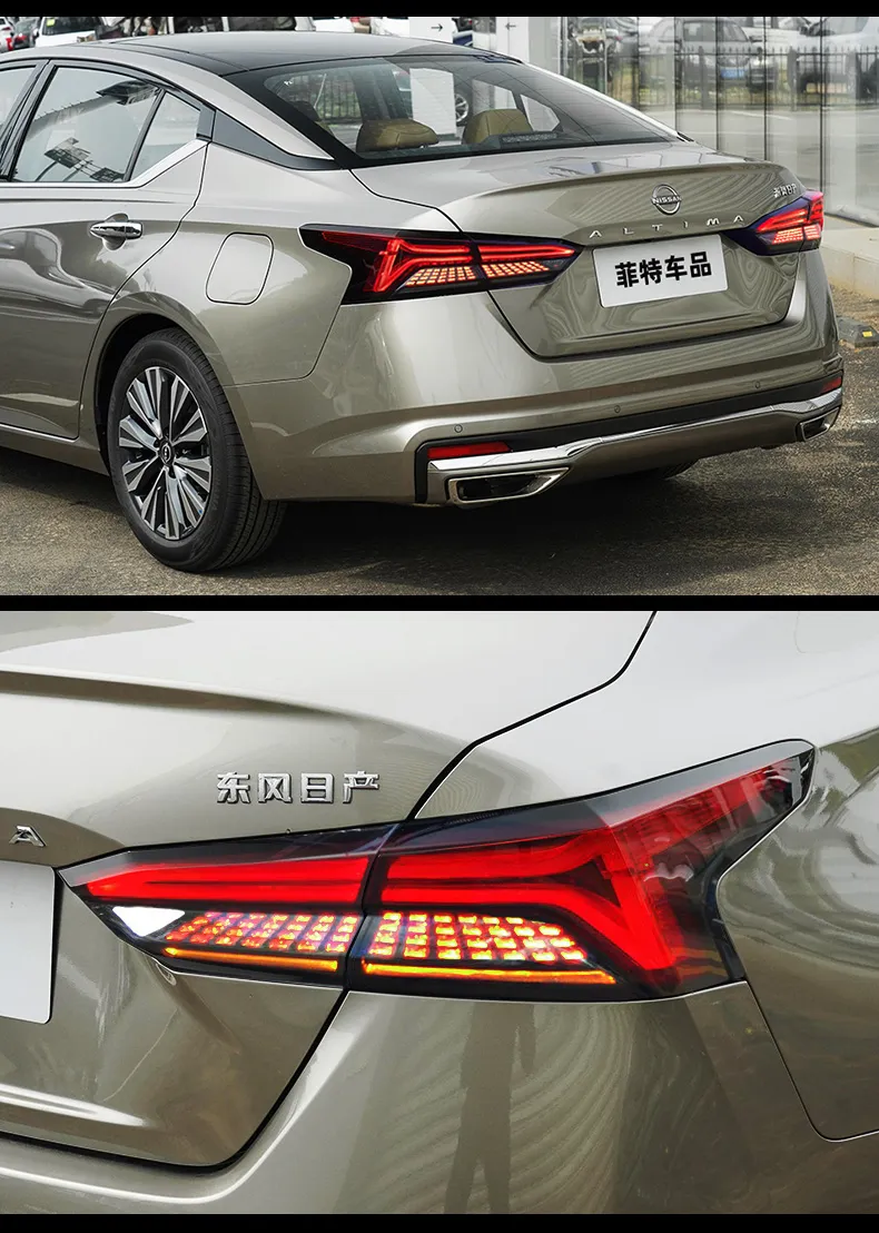 Car LED Tail Light for Nissan Teana 20 18-2023 Altima LED Daytime Running Lights Dynamic Turn Signal Taillights