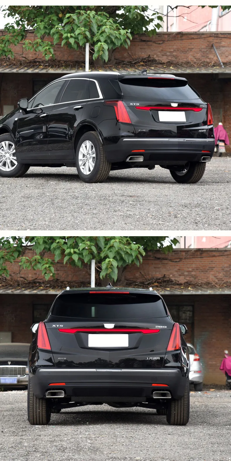 Auto Taillight Upgrade for Cadillac XT5 Through Tail Lamp Refitted LED Driving Lamp Streamer Turn Signal Taillights