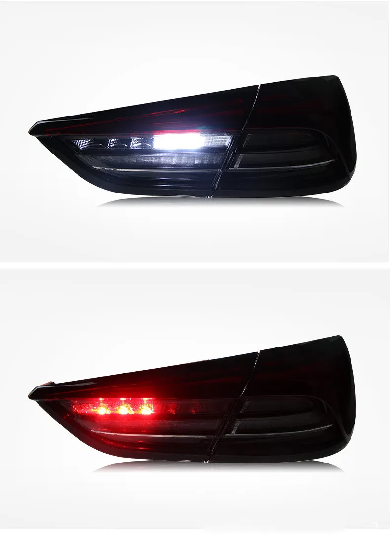 Auto Styling Taillights For Maserati Quattroporte 20 13-20 17 Upgrade LED Light Guide Running Light Brake Lights