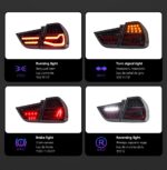 LED Taillight Assembly For BMW E90 2009-2012 320i 323i325i 330i Plug and Play LED Running Turning Brake Reverse Rear Tail lights - Image 4