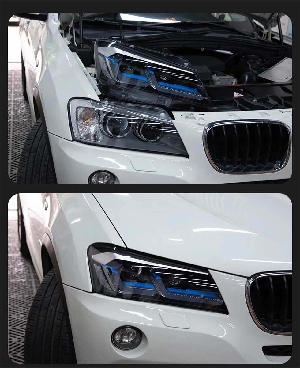 Headlights For X3 F25 2011-2013 LED Signal Auto Headlights Assembly Upgrade High Configure Daytime Running Light