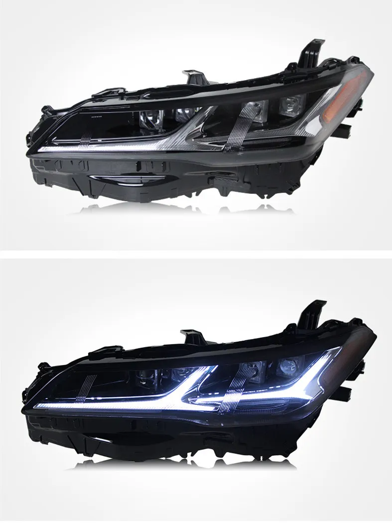 LED 4-Lens Headlights For Toyota Avalon 20 18-2023 Upgrade US Version Daytime Running Lights Dynamic Turn Signals Lamp