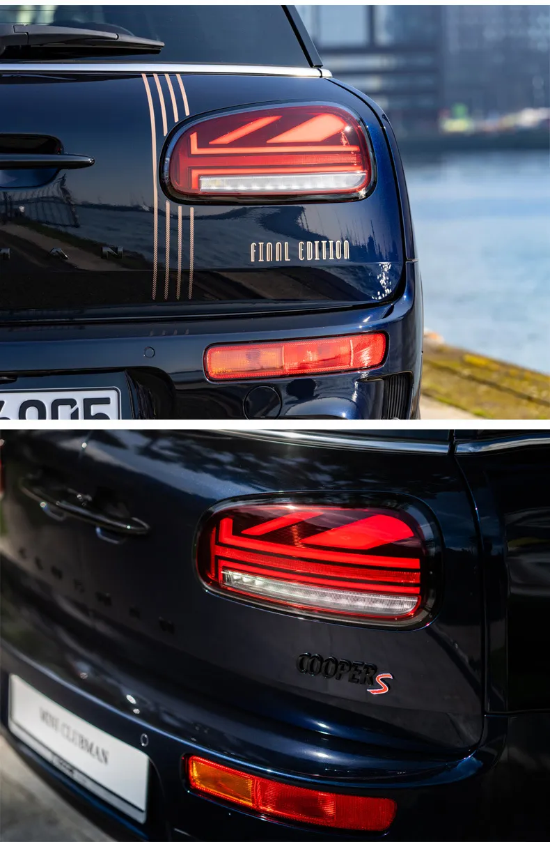Car For MINI F54 CLUBMAN Retrofit Mizi Flag LED Driving Light Brake Lights Running Streamer Turn Signal Taillight