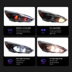 Ford Focus RS Styling 20 15-20 18 Red Evil-eye LED Street Light Front Light Dynamic Turn Signal LED Projector Lens - Image 4