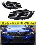 Car Lights Parts For BMW G20 G28 3 Series 20 19-2022 M3 Laser Head lamps LED Headlight LED Dual Beam Lens