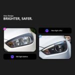 Ford Focus RS Styling 20 15-20 18 Red Evil-eye LED Street Light Front Light Dynamic Turn Signal LED Projector Lens - Image 2
