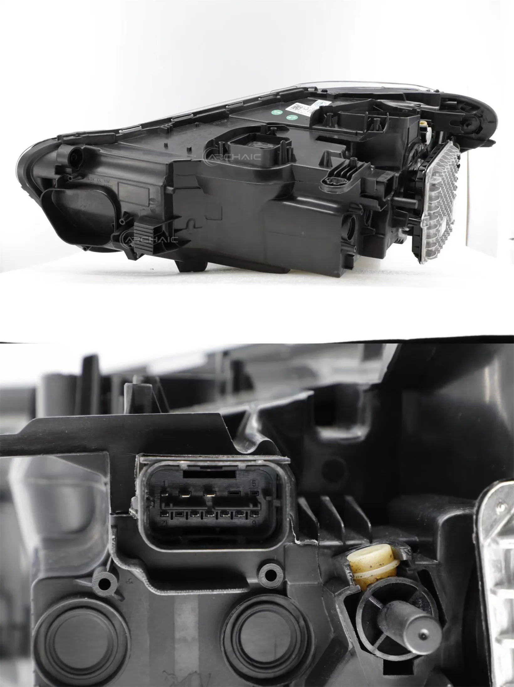 Car Head Lights Assembly for BMW X1 F49 20 16-20 19 Blue Laser Headlights LED Dual L Beam Running Headlights