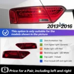 LED Taillight Assembly For Audi A5 20 08-20 16 S5 Rear Reverse Tail Light Flow Steering Turn Brakes Car Lamp - Image 6