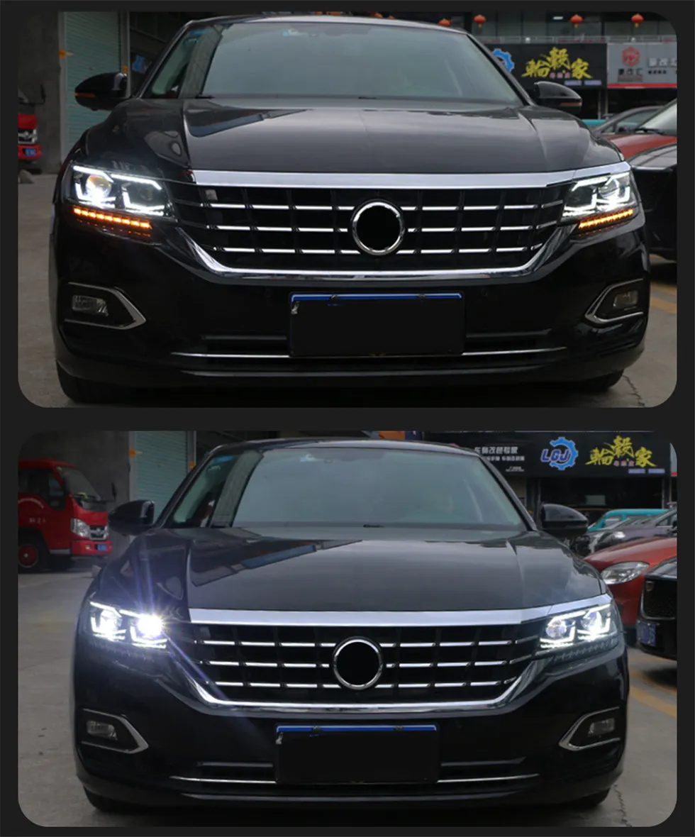 Car Light for VW Passat B9 20 19-20 20 New Passat US Version LED Upgrade Lens Dynamic Signal Headlights Assembly