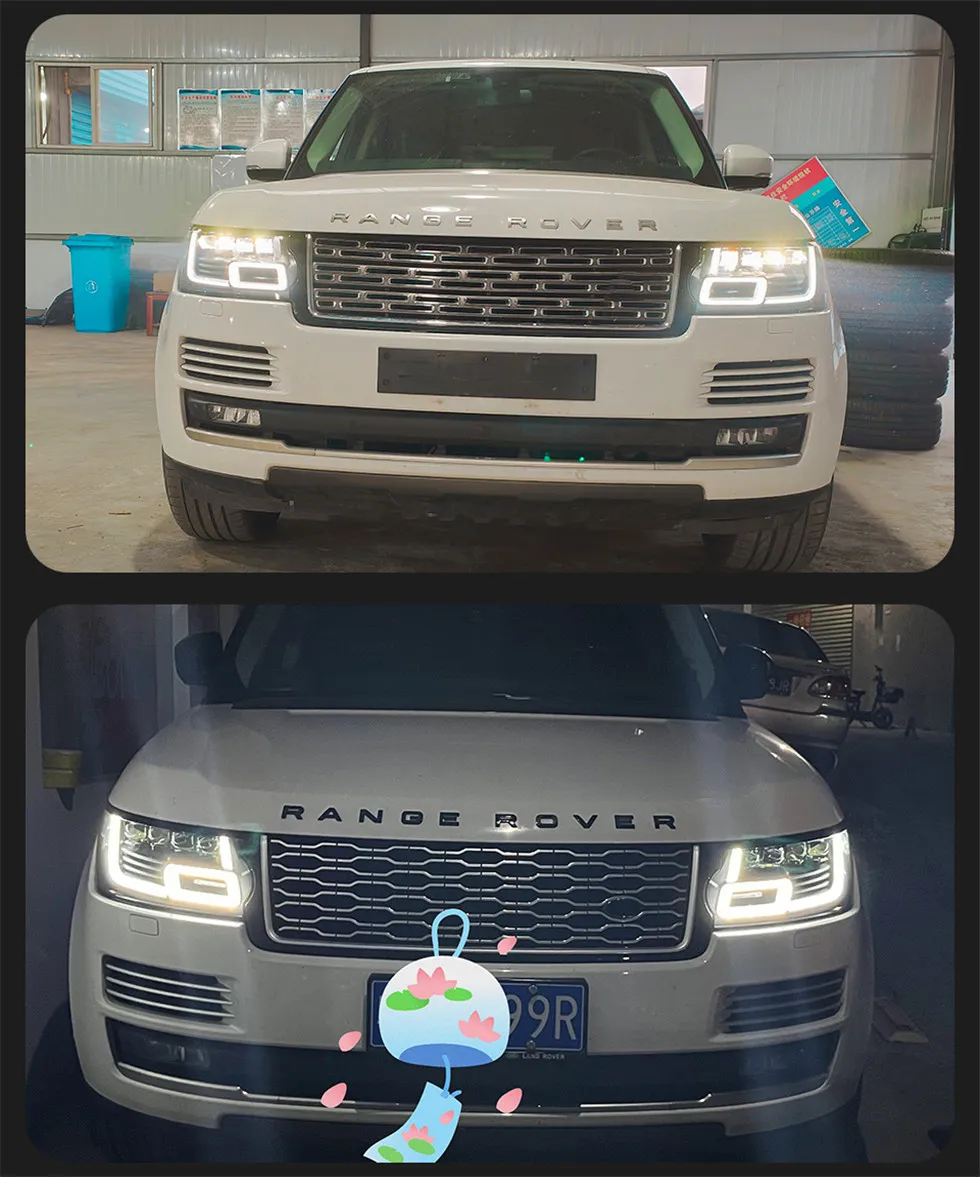 Auto Parts Headlights for Ranger Rover SC 20 13-20 18 Head Lights Matrix Style Replacement DRL Daytime lights Lighthouse Projector Facelift