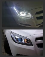 Car Headlights Assembly For Malibu 2012-20 15 LED Front Head Lights Daytime Light DRL Dynamic Turn Signal - Image 5