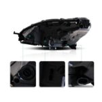 Auto Headlight LED Lens Headlight Assembly Blue Color Integrated For Tesla Model 3 20 17-20 22 LED High Low Beam Lights - Image 5
