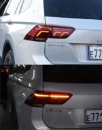 Car Tuning Taillights for VW Tiguan L 20 16-2021 Tail Light Upgrade 2022 Style Running Signal Brake Reversing Rear Lighs - Image 3