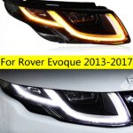 High Beam Front Lamp for Range Rover Evoque 20 13-20 17 LED Dual Beam Lens Daytime Running Lights Signal Headlights