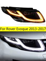 High Beam Front Lamp for Range Rover Evoque 20 13-20 17 LED Dual Beam Lens Daytime Running Lights Signal Headlights