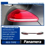 Car Taillights For Porsche Panamera 970.2 20 14-20 16 LED Turn Signal Tail Light DRL Brake Reverse Stoplight - Image 6