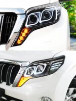 LED Head Lamp for Toyota Prado LED Headlight 2014-2017 Front Lights Head Lamp DRL Signal Projector Lens Auto Accessories - Image 4