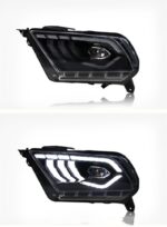 Auto Headlights LED Lens Front Lamp For Ford Mustang 2010-2014 Streamer Turn Signal Headlamp Assembly - Image 5